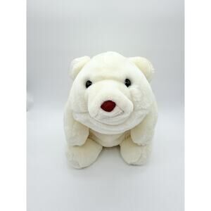 Vintage Gund Snuffles Bear Plush Stuffed Animal Toy White 10" 1980